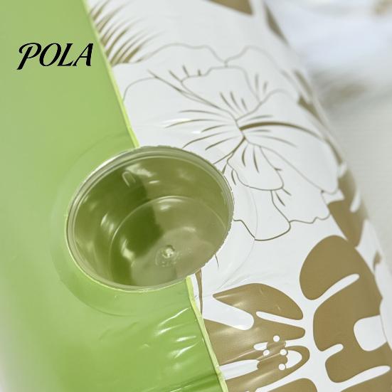 Sdraio Gonfiabile per Piscina per Adulti, Divano Galleggiante Gonfiabile con Portabicchieri, Sedile Galleggiante Pieghevole Gonfiabile, Accessori Estivi per Spiaggia e Piscina