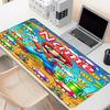 Custom Name Personalized Super Mario Pattern Mousepad, Laptop PC Desk Mat, Decorative Desk Mat for Home Keyboard Pad Gift