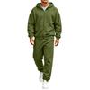 Men's 2-Piece Hoodie Sweatshirt Set Color Casual Sportswear for Everyday Wear