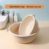 Durable Large Plastic Basin for Laundry, Washing Feet, Face, Vegetables - Ideal for Dorms & Homes