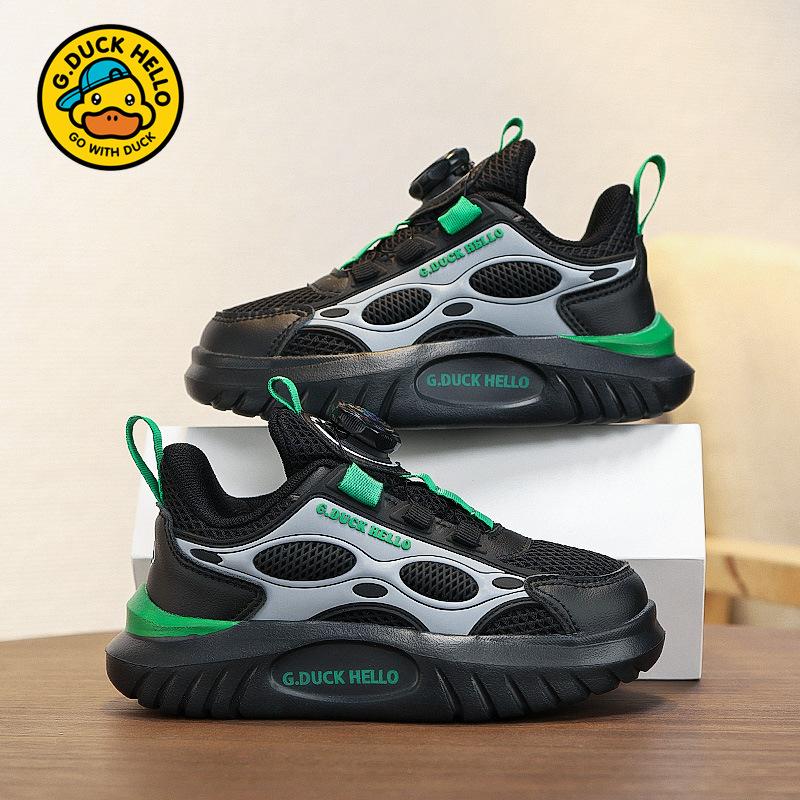 

Boys shoes spring new children s soft sole lightweight non-slip breathable mesh sports girls shoes 37