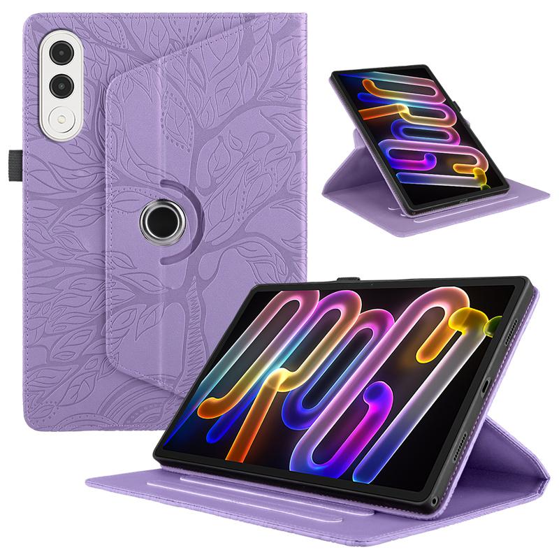 For Lenovo Yoga Tab 11.1 Case Tb710fu 360 Rotating Embossed Flip Stand Tablet Cover for Funda Lenovo Yoga Tab Case 11.1 Inch