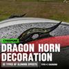1Pair Touch Dimmable Dragon Horn Car Roof Fins Waterproof Car Arc Light  Car Roof Decoration