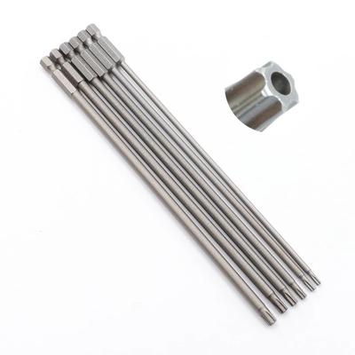 Torx Tornavida Uçları Seti Torx 1 Adet Gri Altıgen Şaft