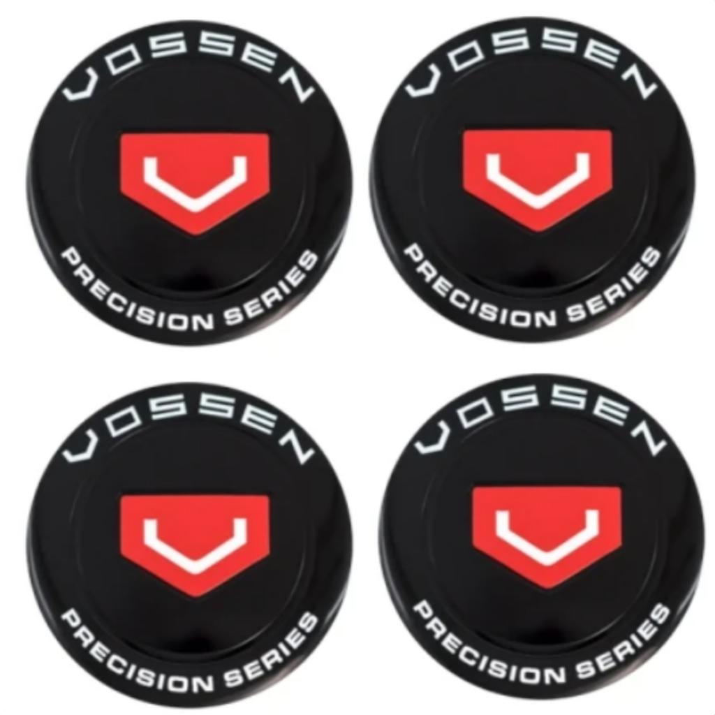 4 Stück 45mm 56mm 60mm 65mm VOSSEN Logo Autoaufkleber für leere Felgendeckel Emblem Felgennabenabdeckung Abzeichen Styling Zubehör