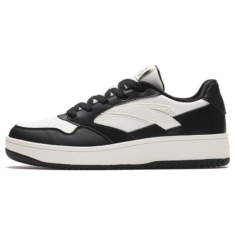 

Новая коллекция Anta Life 0 Sensation Нескользящие низкие кеды для скейтборда Мужские Черно-белые 912318060-7 39