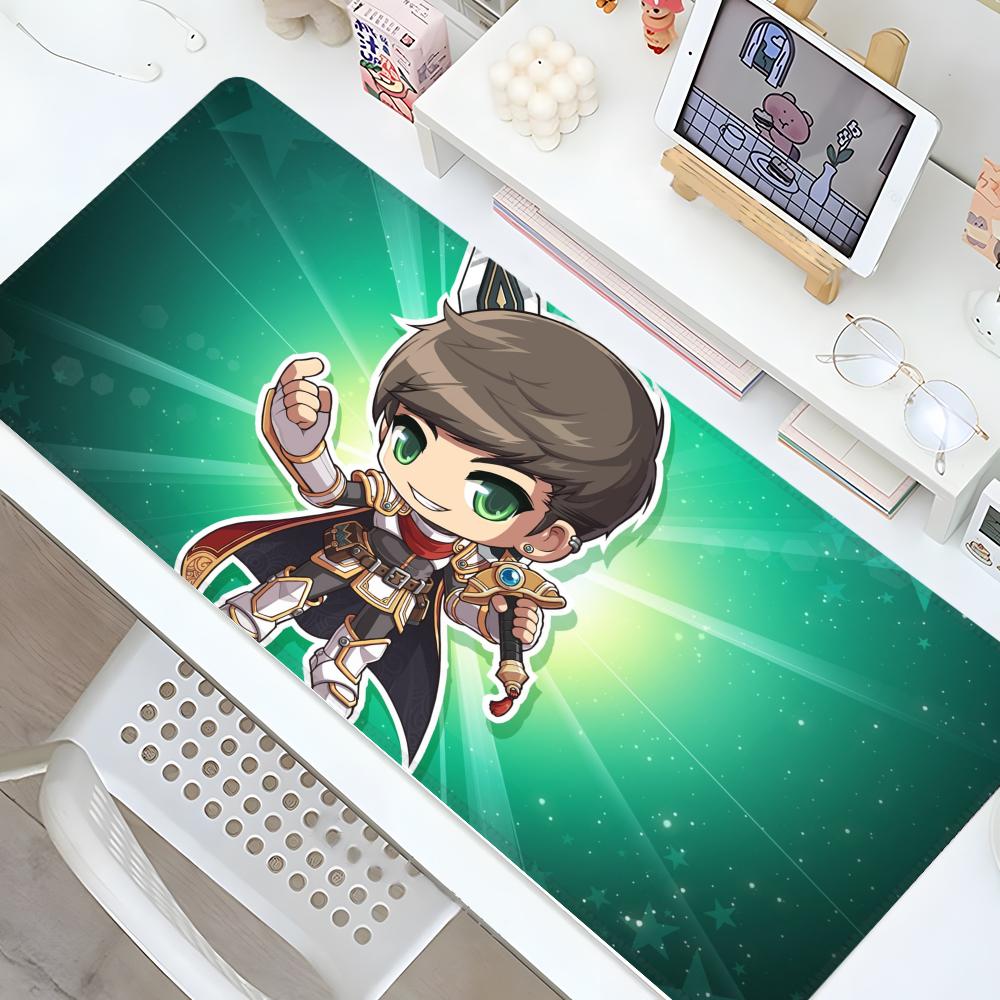 Game Maplestory Mouse Pad Gaming Locking Edge Big safely Computer Gamer Large Rubber Art Mousepad Laptop Desk Mat