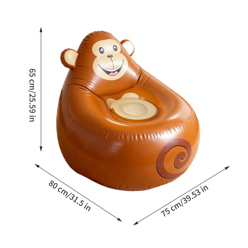 Inflatable Chair For Kids Portable Animal Shape Chair Outdoor Couch For Kids Camping Patio Beach Travel Indoor Backyard Garden