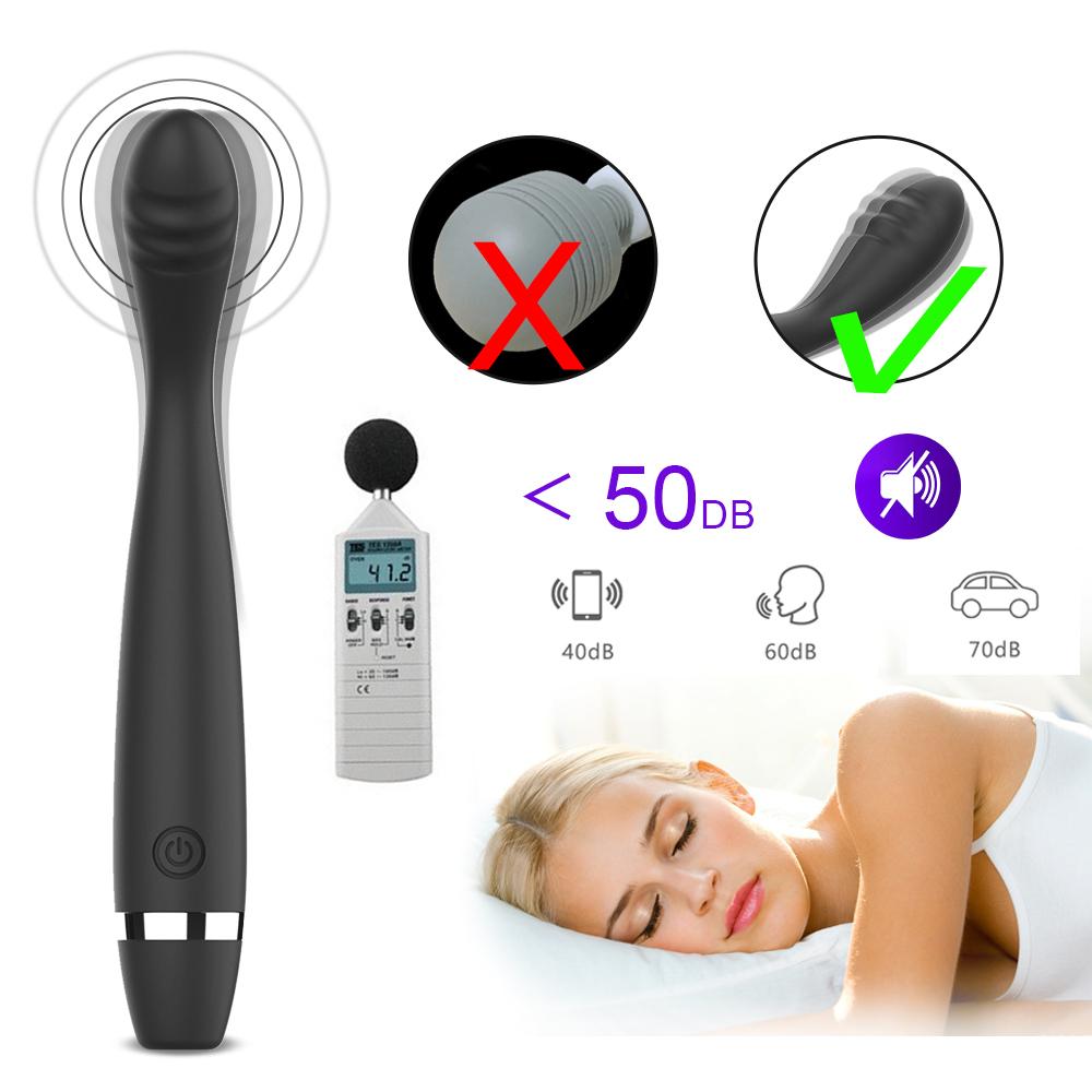 POMFW Clitoris Stimulator Waterproof Soft Dildo Vibrator Masturbator Sex Toys for Women