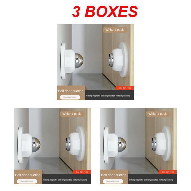 Opritor de ușă din oțel inoxidabil, magnetic, suport opritor de ușă, anti-coliziune, rezistent la vânt, opritor de ușă cu ventuză, protector de perete, fără găurire