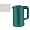 Elektrischer Wasserkocher 2,3L Edelstahl Automatische Abschaltung Heißwasserkocher für Tee Kaffee