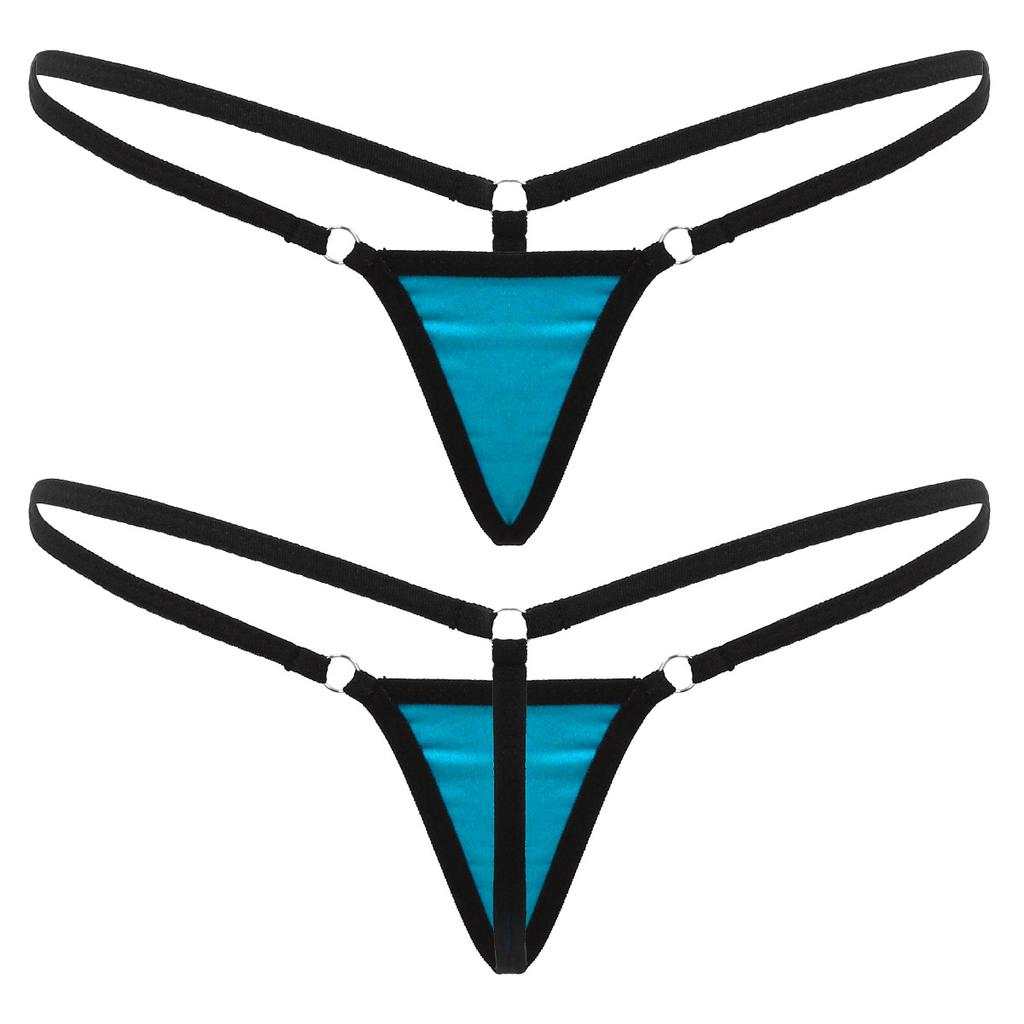 Damskie stringi z niskim stanem Micro Stringi Breakaway G-String T-Back Majtki Bielizna Bielizna