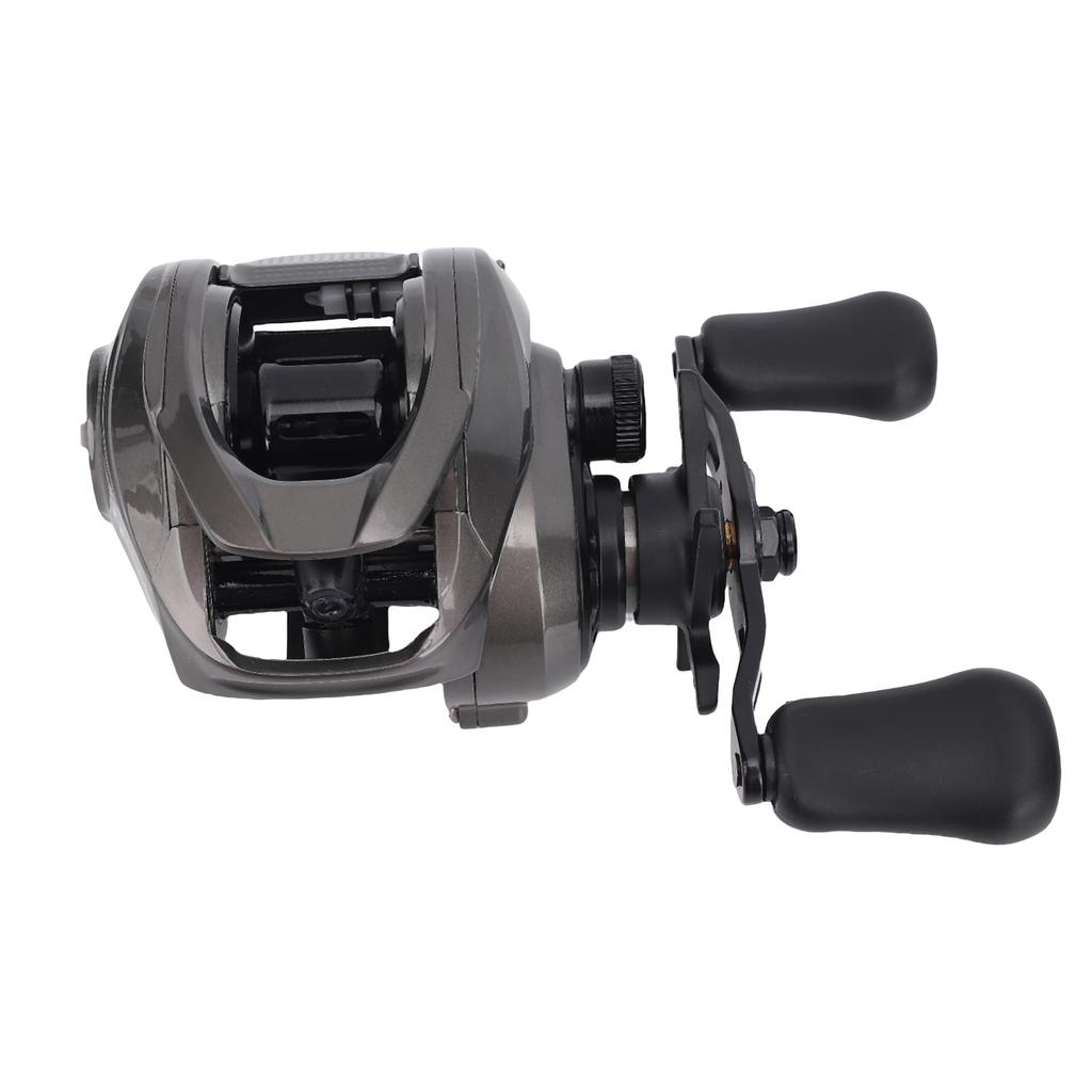 7.0:1 Übersetzungsverhältnis 5+1BB Baitcasting-Rolle 8kg Bremskraft Angelrolle Süßwasser Salzwasser Wurfrole Linkshand