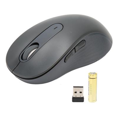 Wireless Mouse Black BT Or USB Receiver Silent Click Adjustable DPI Office Mouse with Battery for Family School Office