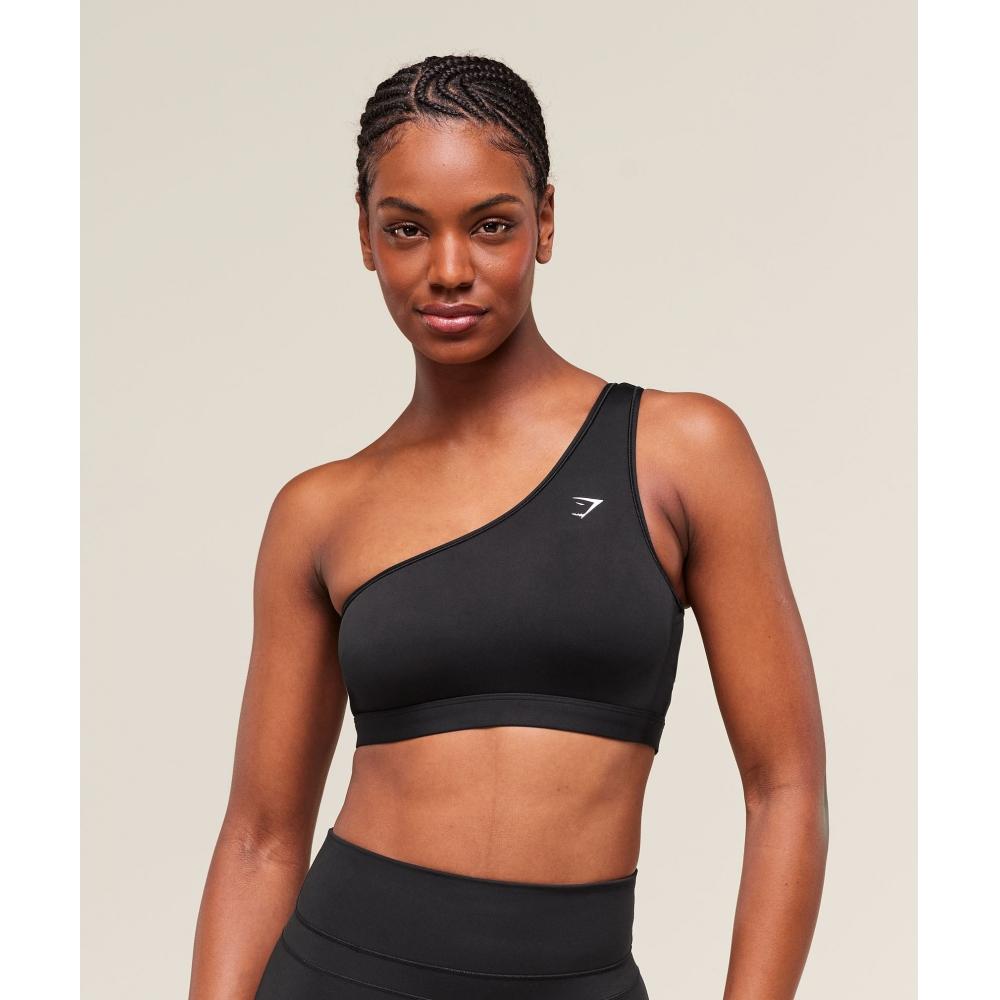 

Gymshark Asymmetric Sports Bra Black B3c9h Bb2j XXL