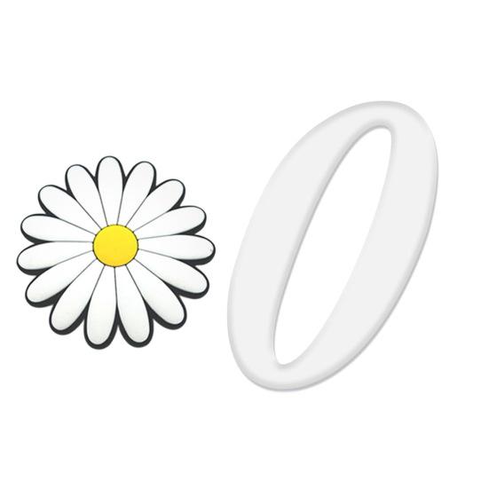 English Letter Hole Bag Charm Lightweight Reusable Beach Tote Handbag Hole White Alphabet Decoration DIY Hole Bag Accessories