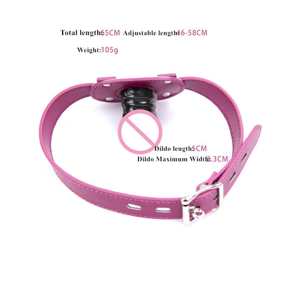 Silicone Dildo Gag  Sex Restraints Adjustable Open Mouth Penis Gags Intimate Goods 18 Toys For Adults Games Erotic Products