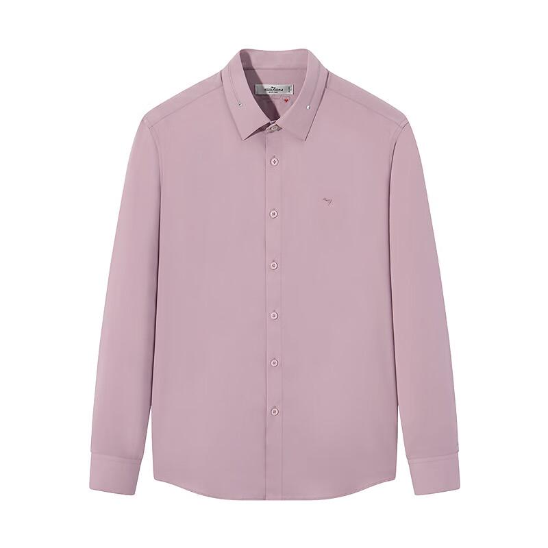 Septwolves Men's Wedding Series Embroidered Long-Sleeve Shirt