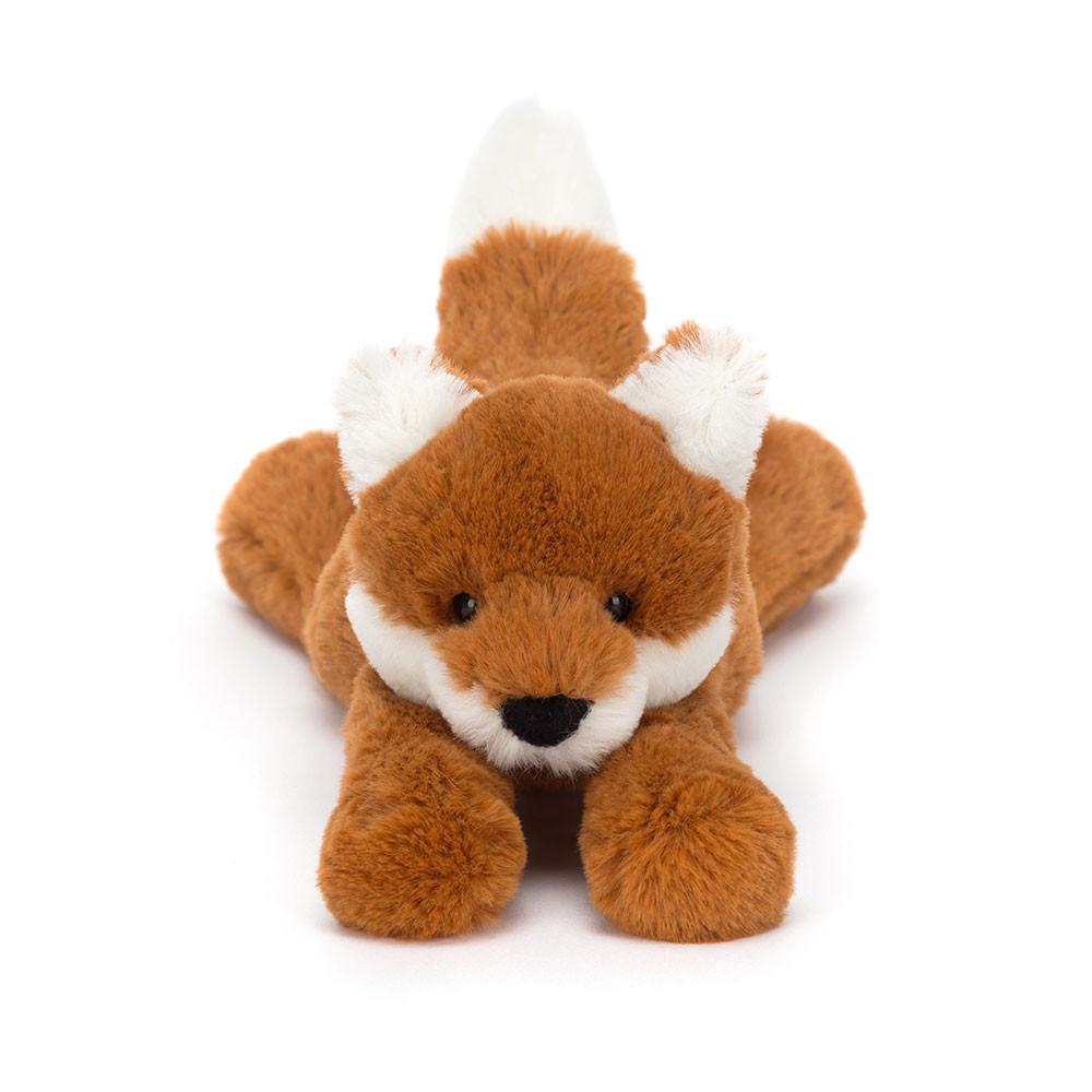 Jellycat Woods Animal Series Smuggy Fox Tiny Cute Doll Plush Doll Sitting 5cm High