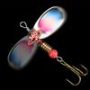 10Pcs Colorful Metal Spinner Baits Set Trout Fishing Lures Sequins Baits Treble Hook Hard Metal Baits Crankbaits Enduring