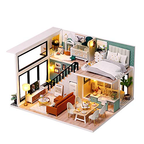 (t-FREAK) Dollhouse DIY Kit Set Miniature COMFORTABLE LIFE