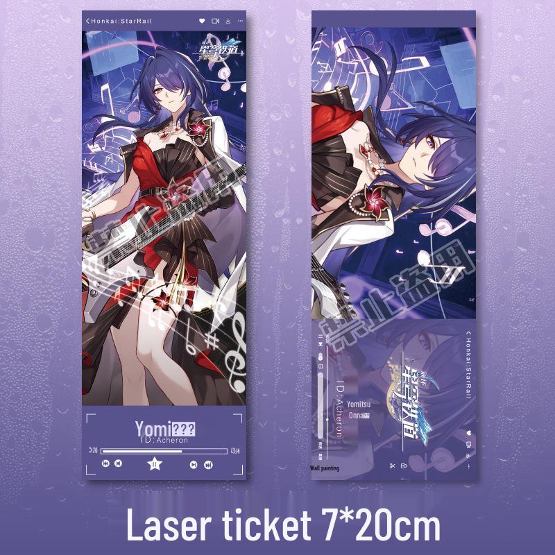Honkai: Star Rail Anime Bookmark & Card Set – Herta, Xia, Die, Jing Yuan, Yelan
