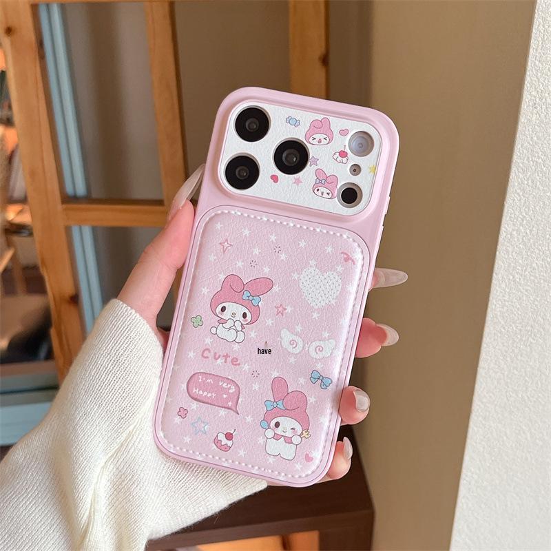 

Girl Patchwork Plaid Cat iPhone 17/16 Pro Max/15/14 Case iPhone 14 Pro Max