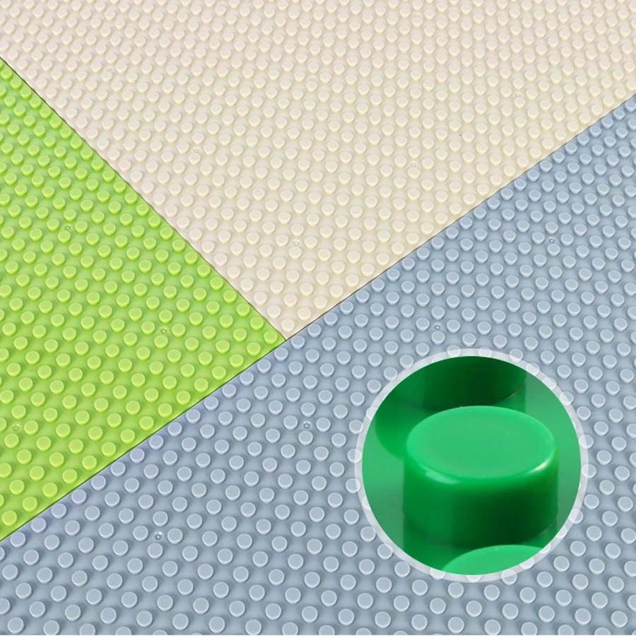 4 Pezzi Piastre Base 32x32 Punti Classiche Piastre Base Blocchi Mattoncini da Costruzione in Plastica Assemblaggio Compatibile Marca MOC Friends City
