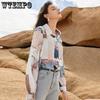 Spring and Autumn Women's Shirt Chiffon Shirt with Design Sense Small Number of Long Sleeves Vintage Style Top