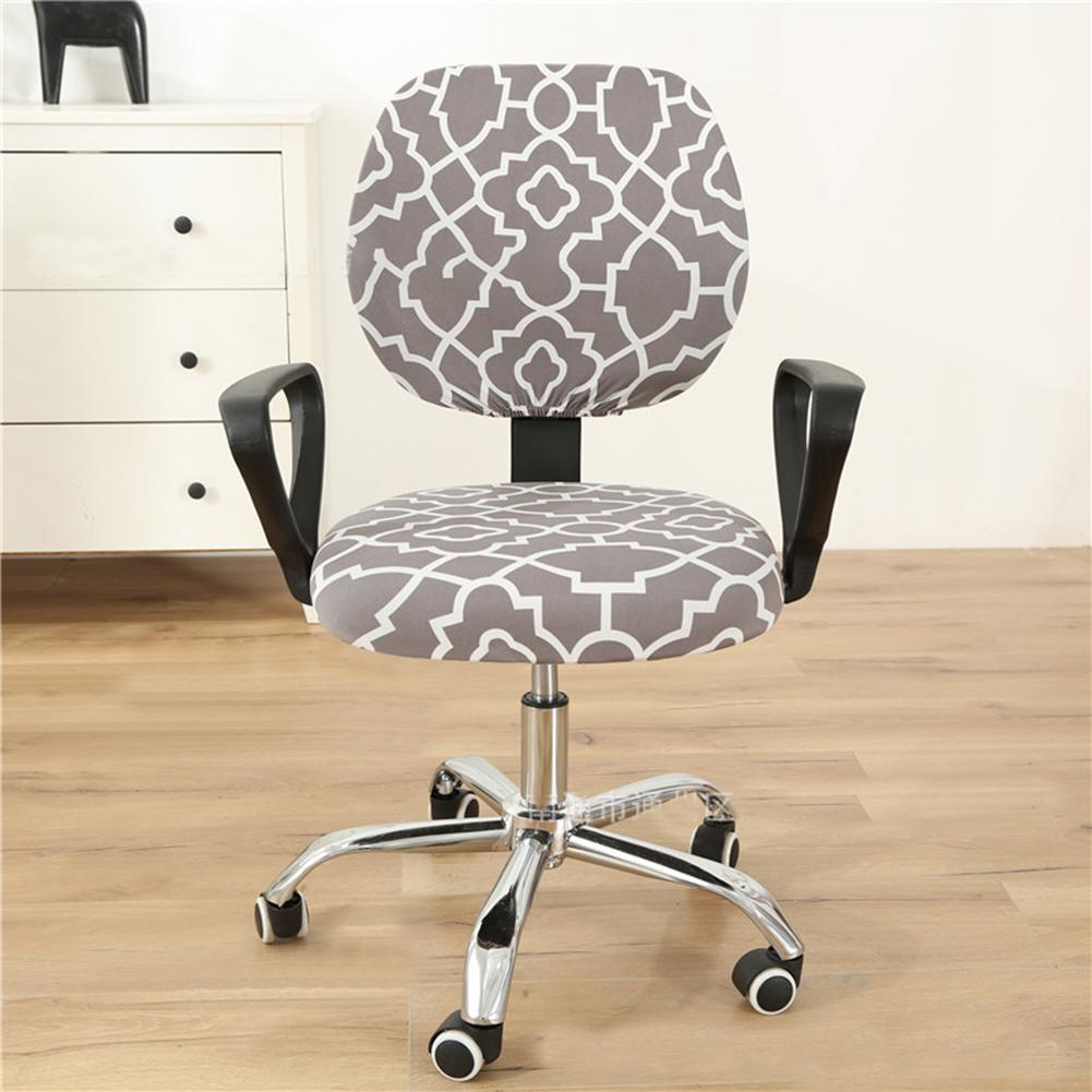 Computer Office Chair Covers Home Stretchable Washable Rotating Chair Slipcovers