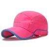 Summer New Outdoor Solid Quick Drying Mesh Men Baseball Caps Women Ponytail Baseball Cap Fashion Hats Simple Visor Casual Cap