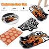 Halloween Ghost Pumpkin Cashmere Door Mat Non-slip Bathroom Mat Absorbent Microfiber Bathroom Rugs Kitchen Home Decoration