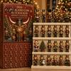 Christmas Advent Calendar 2024 2026 Nutcracker Calendar, 24-Day Acrylic Ornament Set with Classic Countdown Box for Soldier Figures, Tree Hanging