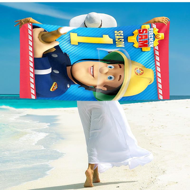 1pc Fireman Sams Seasonal Adventures beach towel,quick drying absorbent beach towel,outdoor sports swimming beach towel,Soft and comfortable Y72839