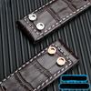 For Hamilton Khaki Field H78646733 H78626583 Metal Rivet Watchband 22 24mm Leisure Business Genuine Leather Watch Strap Bracelet