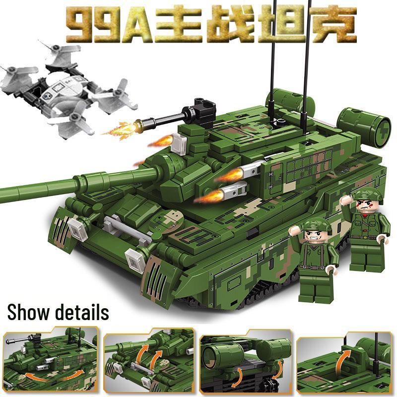 Compatible Military SWAT Armored Car Building Blocks - Educational Assembly Toy for Boys