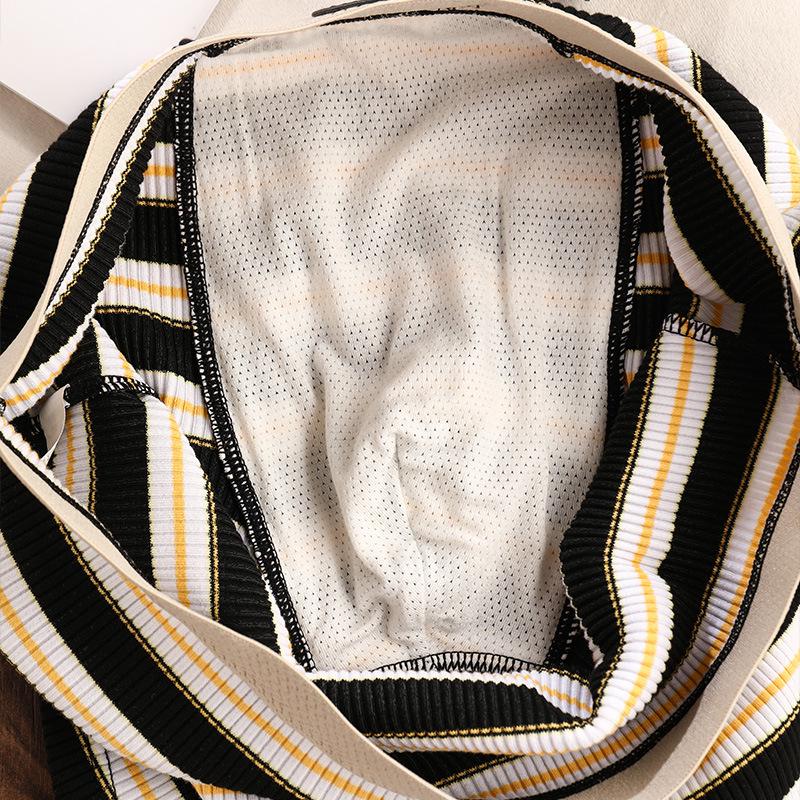 Men's Striped Trendy Cotton Mid-Waist Boxer Briefs - Breathable & Comfortable