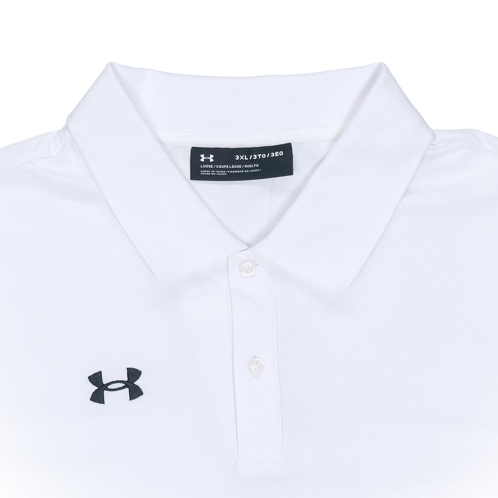 Under Armour Casual Sports Training Short Sleeve Polo Men Tops White 21500536-100