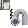 Air Conditioner Hose Sleeve 3 Layer Insulation Reusable Design Easy Installation Hose Insulation for 5in 5.9in Diameter