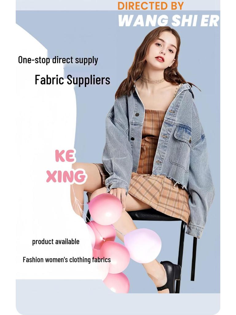 Silky Hemp Breathable Cotton-Linen Fabric for Women's Spring Summer Casual Dresses