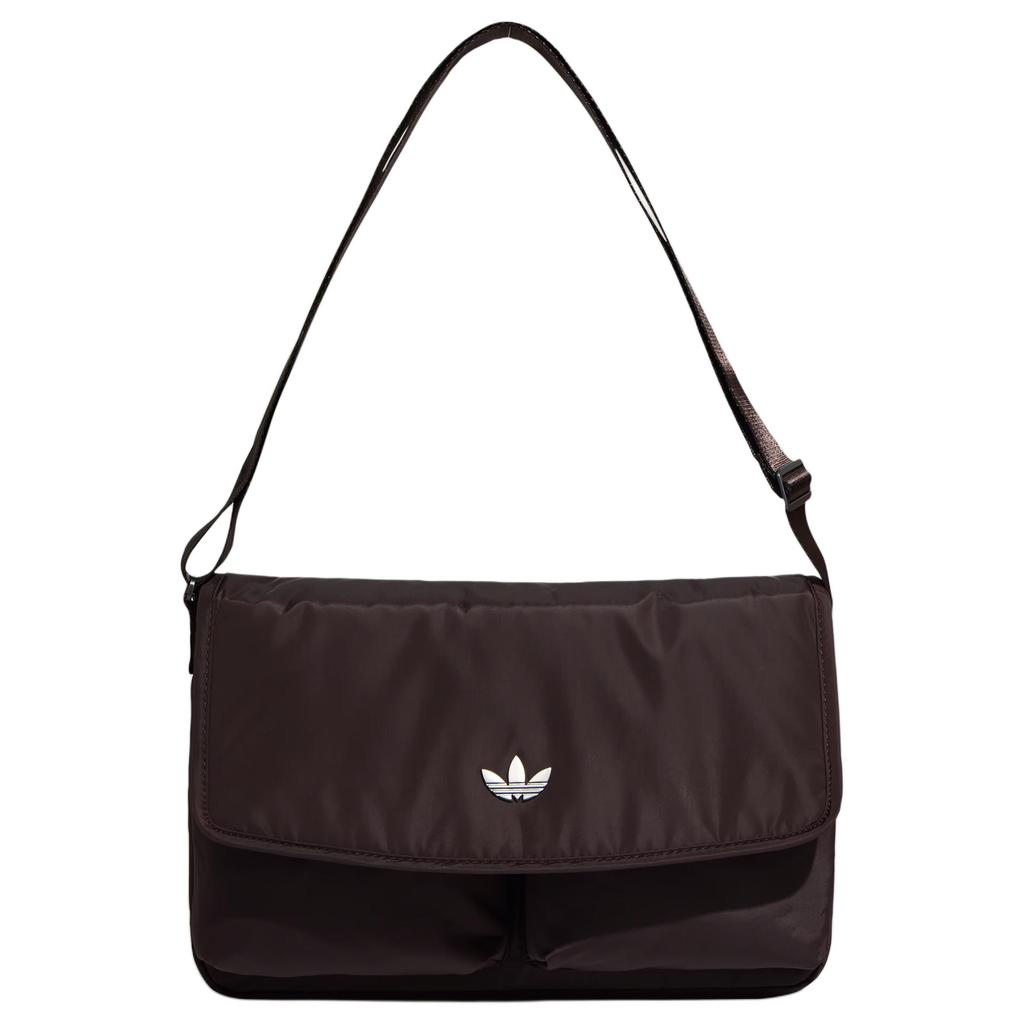 Adidas Originals 13.1L Messenger Logo Polyester Crossbody Bag Unisex bags Carbon-Black KT7417