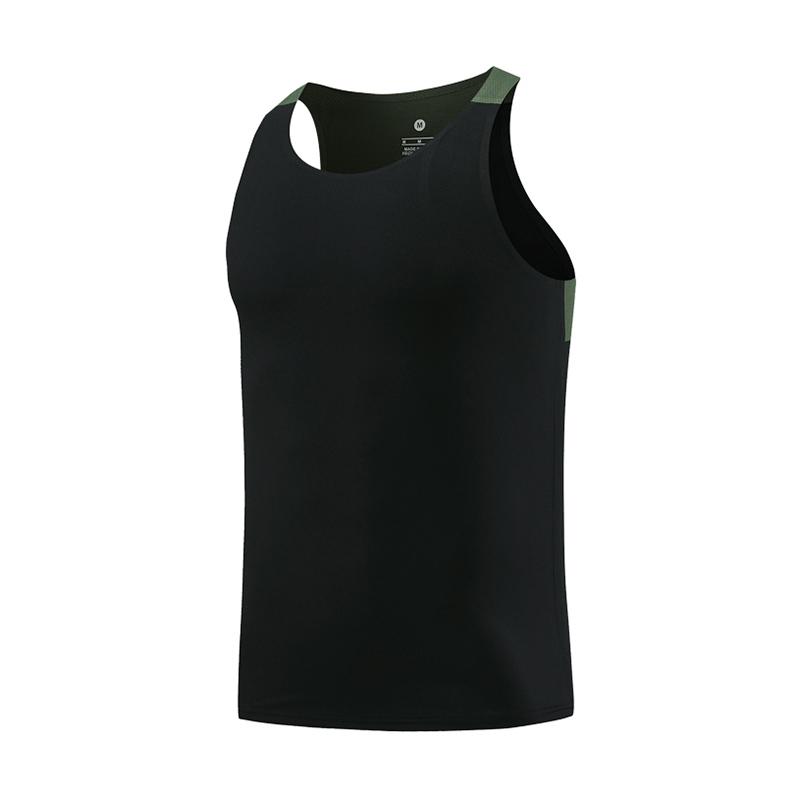 Men Gym Sleeveless Vest Bodybuilding Exercise Vest Muscle Training T-shirt Outdoor Hiking Top Summer Training Athletics Clothes