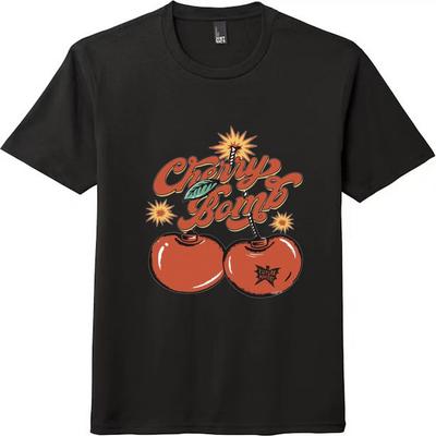 Cherry Bomb Future Monsters Grafik Unisex T-Shirt