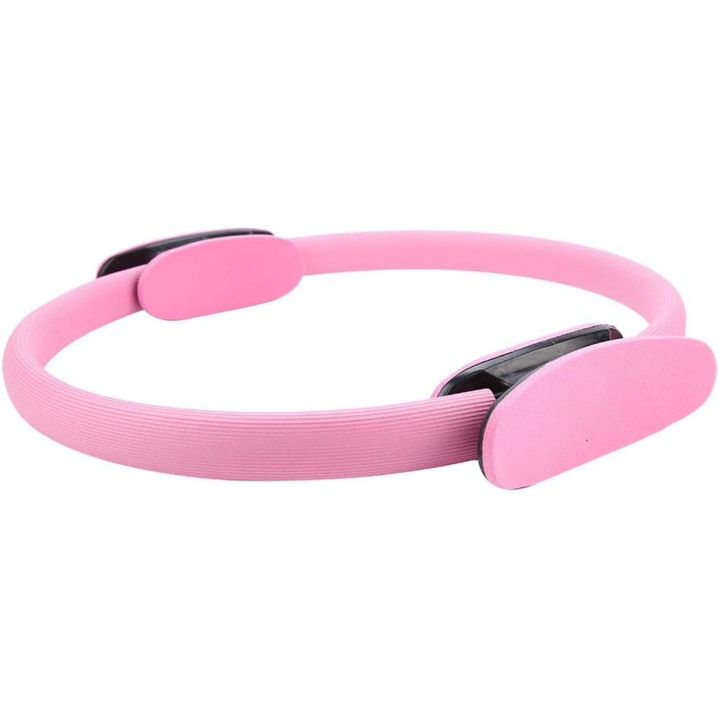 Anello Pilates Cerchio, Anello Fitness Cerchio Magico, 4 Colori 1,4 pollici Anello Yoga a Doppia Presa Cerchio di Resistenza per Cosce e Gambe Fitness