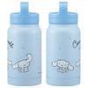 Skater Insulated Stainless Steel Mug Bottle, 350ml, with Screw Handle, Sanrio Cinnamoroll Watercolor Cosmetics, STSC4