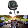 Kabelloser TPMS Reifendruckmesser ABS Digitalanzeige für Motorrad und Fahrrad Echtzeit-Luftdruckmessung