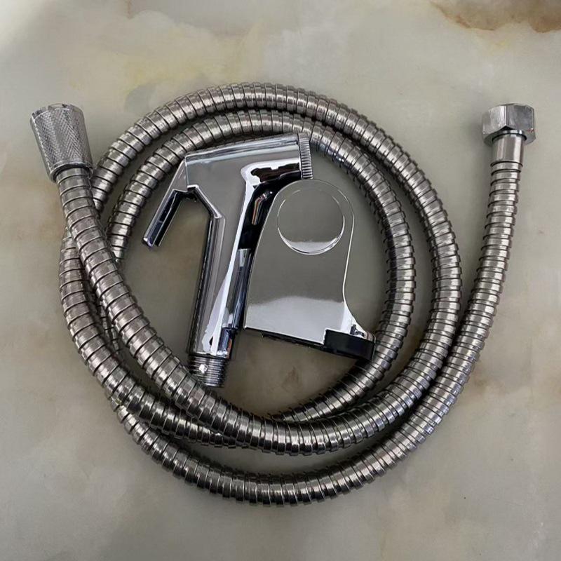 Set pulverizator bideu pentru baie de femei: Buton Booster pentru WC și Cap de Duș Mic