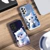 Cute Little Dog Green For Samsung Galaxy S10 4G S20 11E 30 S21 21Fe 22 S24 Pro S23 Ultra 5G S8 S9 Tempered Glass Phone Case