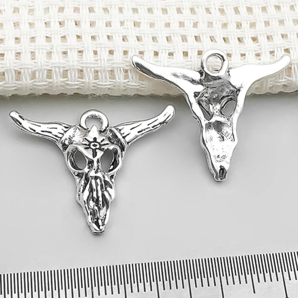 Personalized Tribal Bull Head Totem Pendant for DIY Bracelets and Necklaces