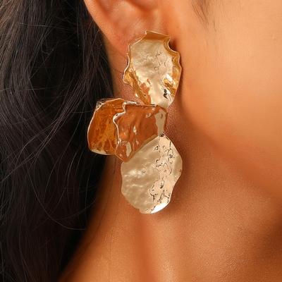 2026 Fashion Exaggerated Mori High-end Flower Earrings Female Internet Celebrity Temperament Retro Star Niche Petal Stud Earrings